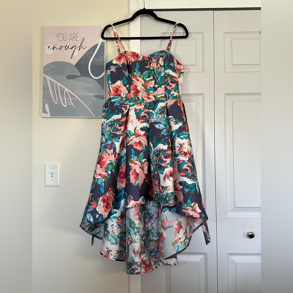 Cute floral High low dress